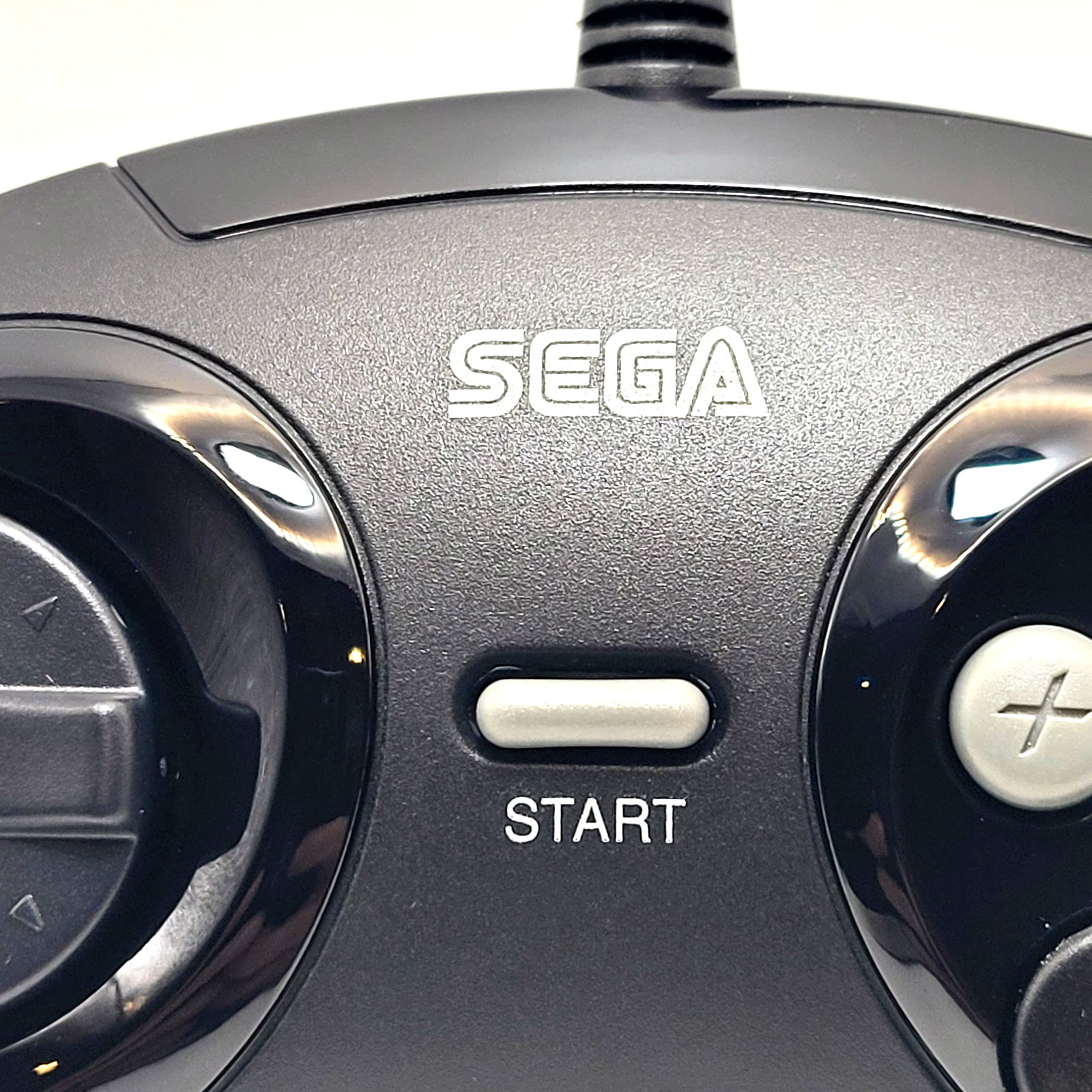 Retro-Bit Official Sega Genesis Controller 6-Button Arcade Pad – Black