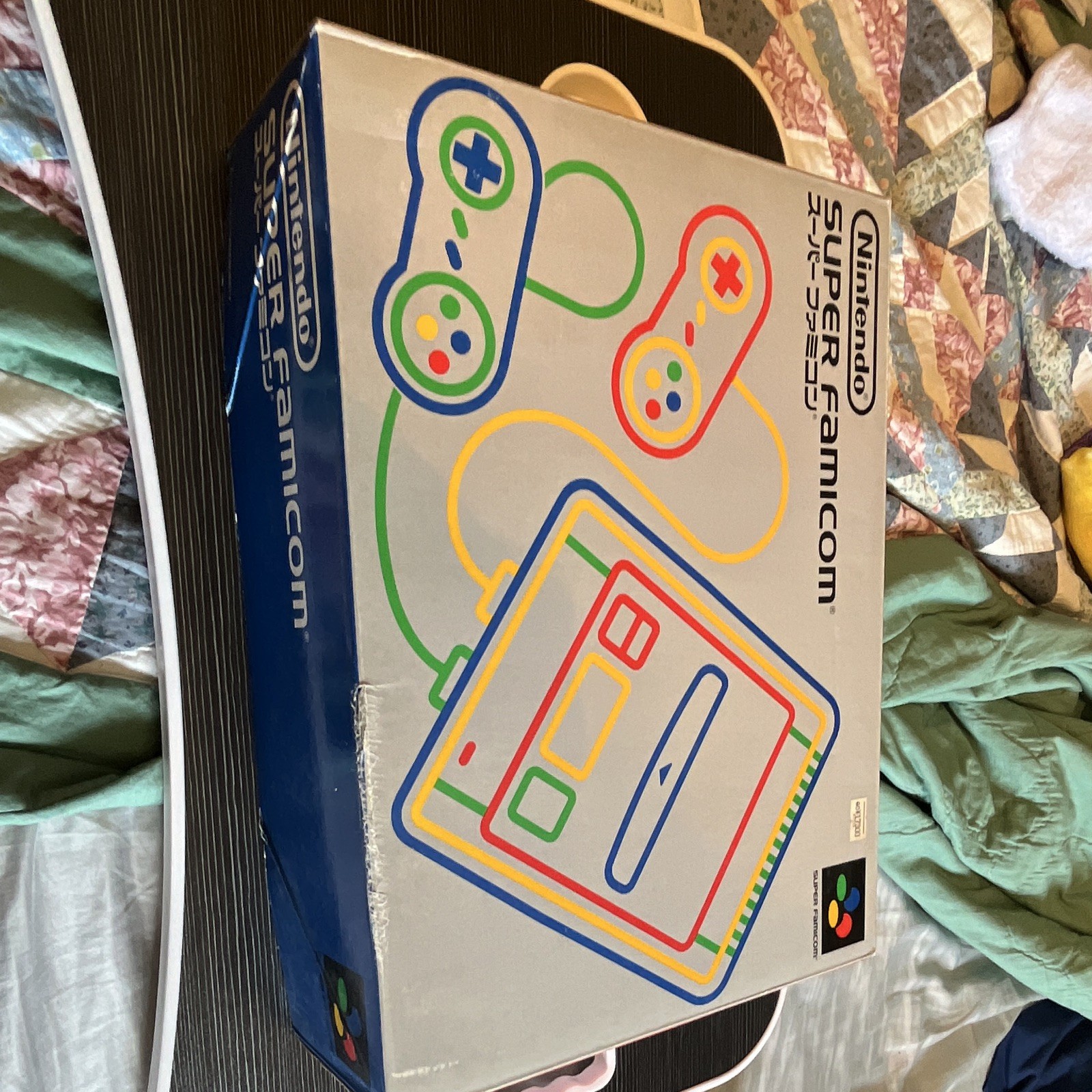 Nintendo Super Famicom SHVC-001 NTSC-J Console w/ 2 Controllers Box Manual