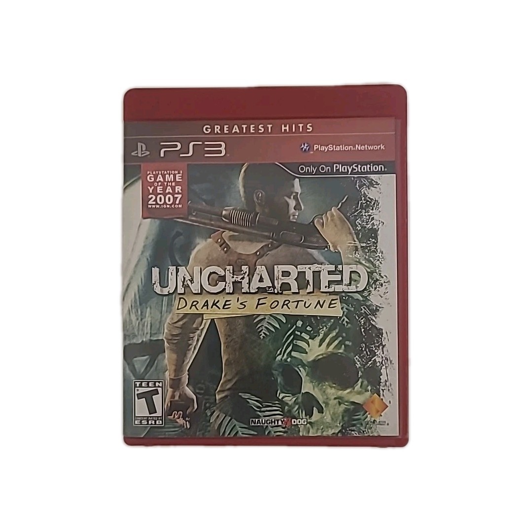 Uncharted: Drake’s Fortune (PlayStation 3, 2007) Tested Working!