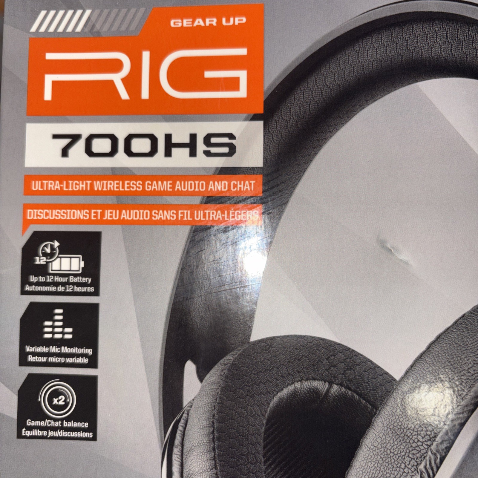 Plantronics RIG 700HS Arctic Camo Gaming Headset Lag Free Wireless PS4 Playstati