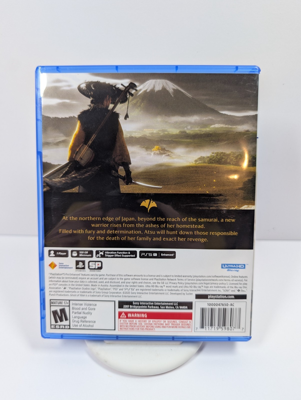 Ghost Of Yotei – Sony PlayStation 5 PS5 Game – Great Condition – Free Shipping