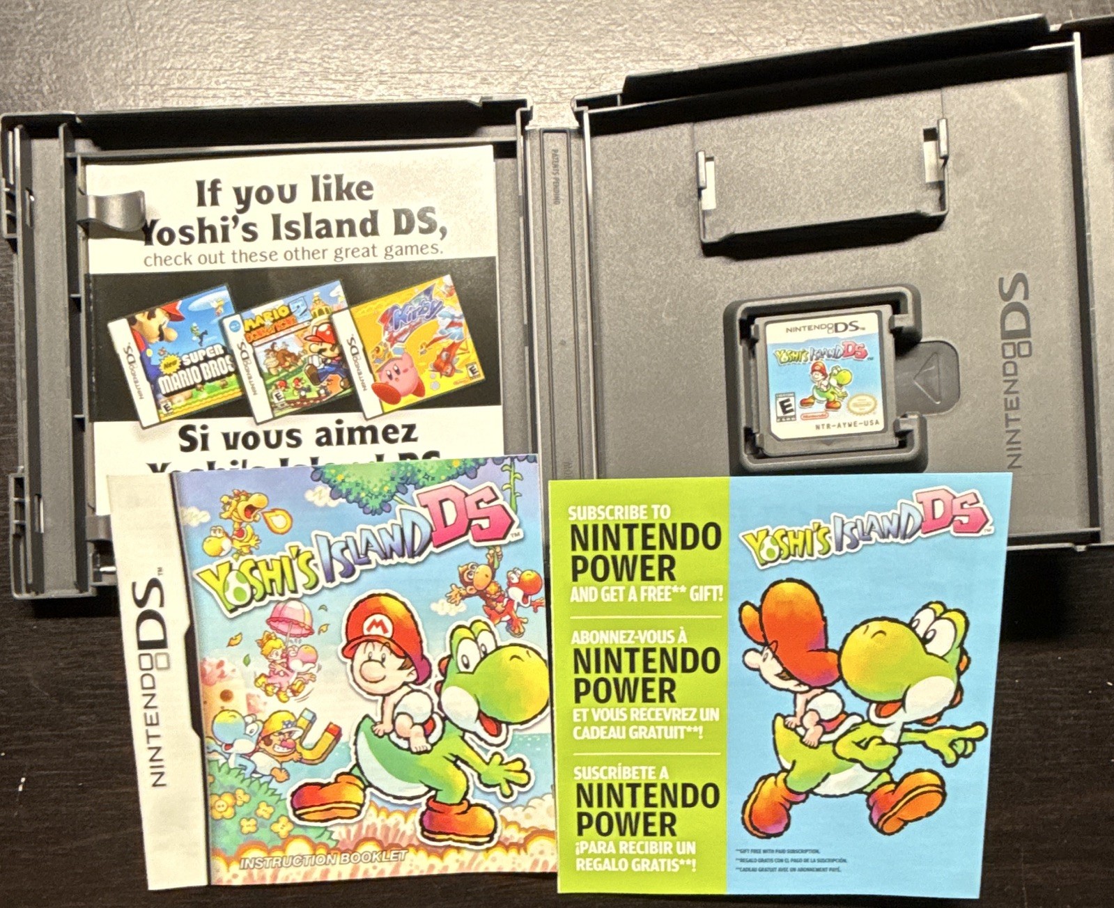 Yoshi’s Island DS – Nintendo DS – CIB Manual Included – Tested Working Authentic