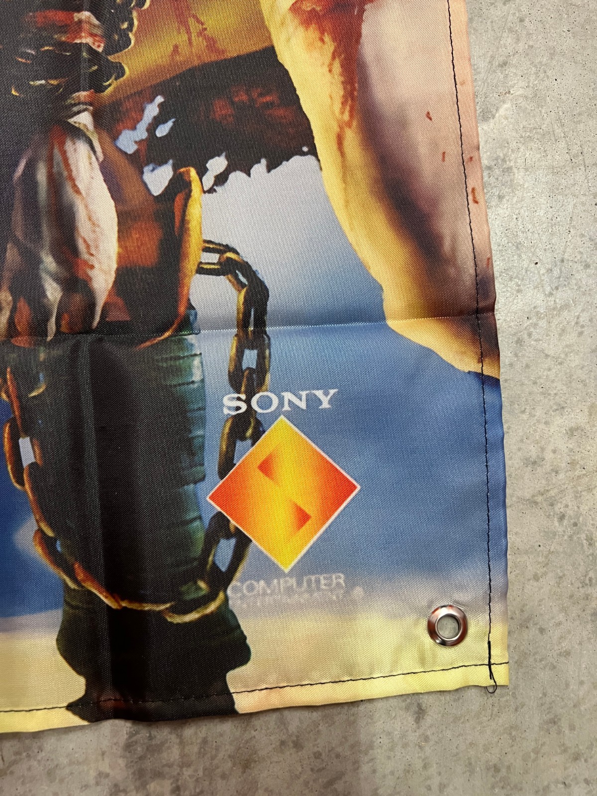 God of War PS2 Custom Wall Flag Tapestry 2 x 3 Ft, Playstation 2