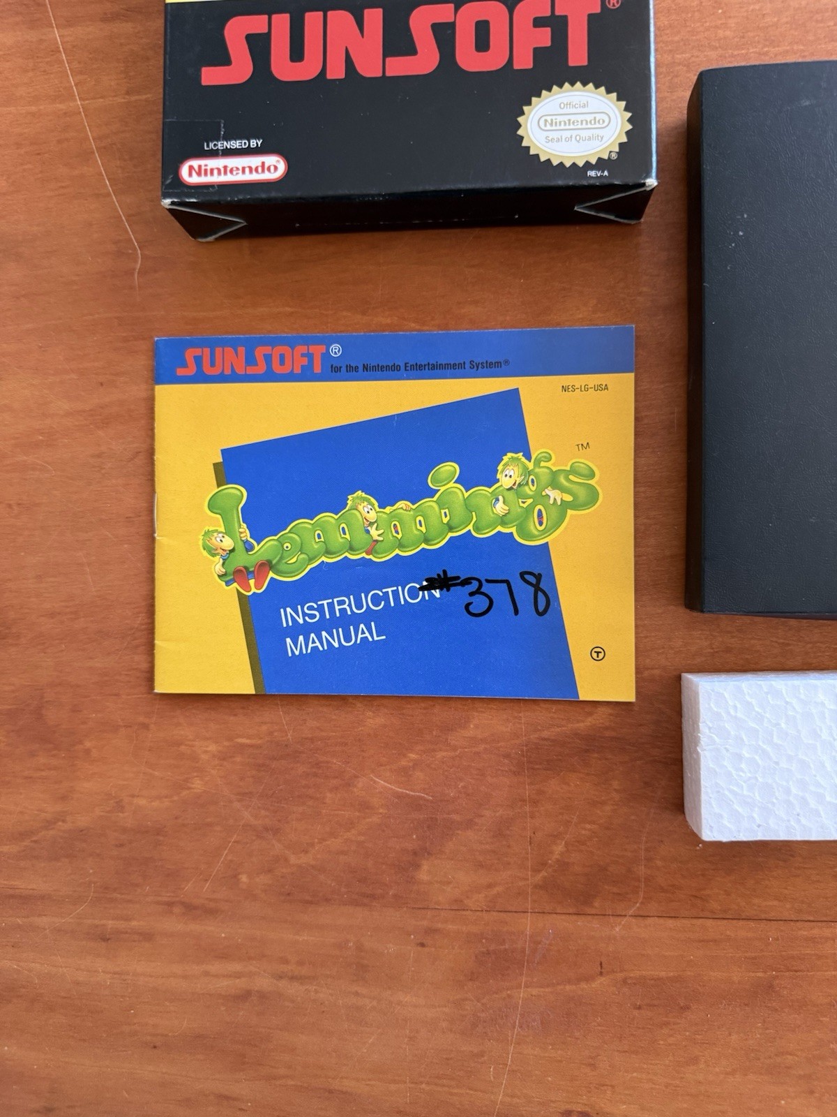 Lemmings (Nintendo NES) Excellent CIB Complete w/ Inserts & Tested Ships Fast