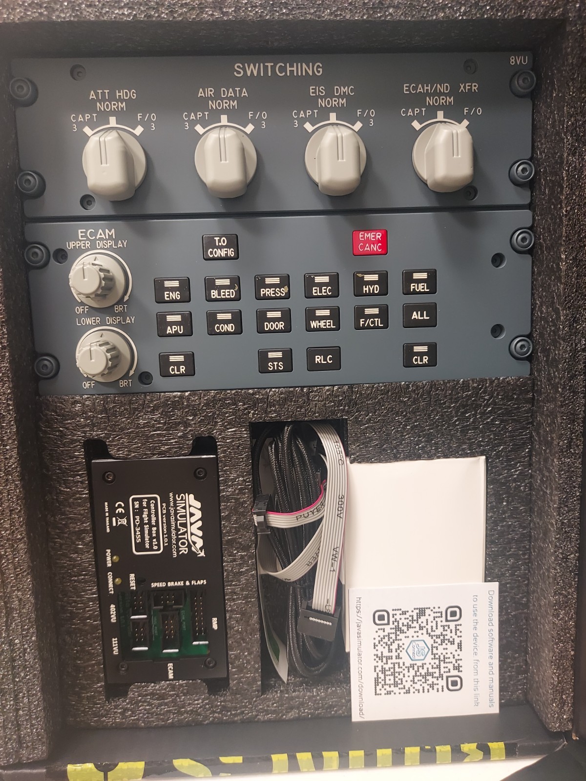 For Sale ECAM+SWITCHING Panel with Controller (Brand New)