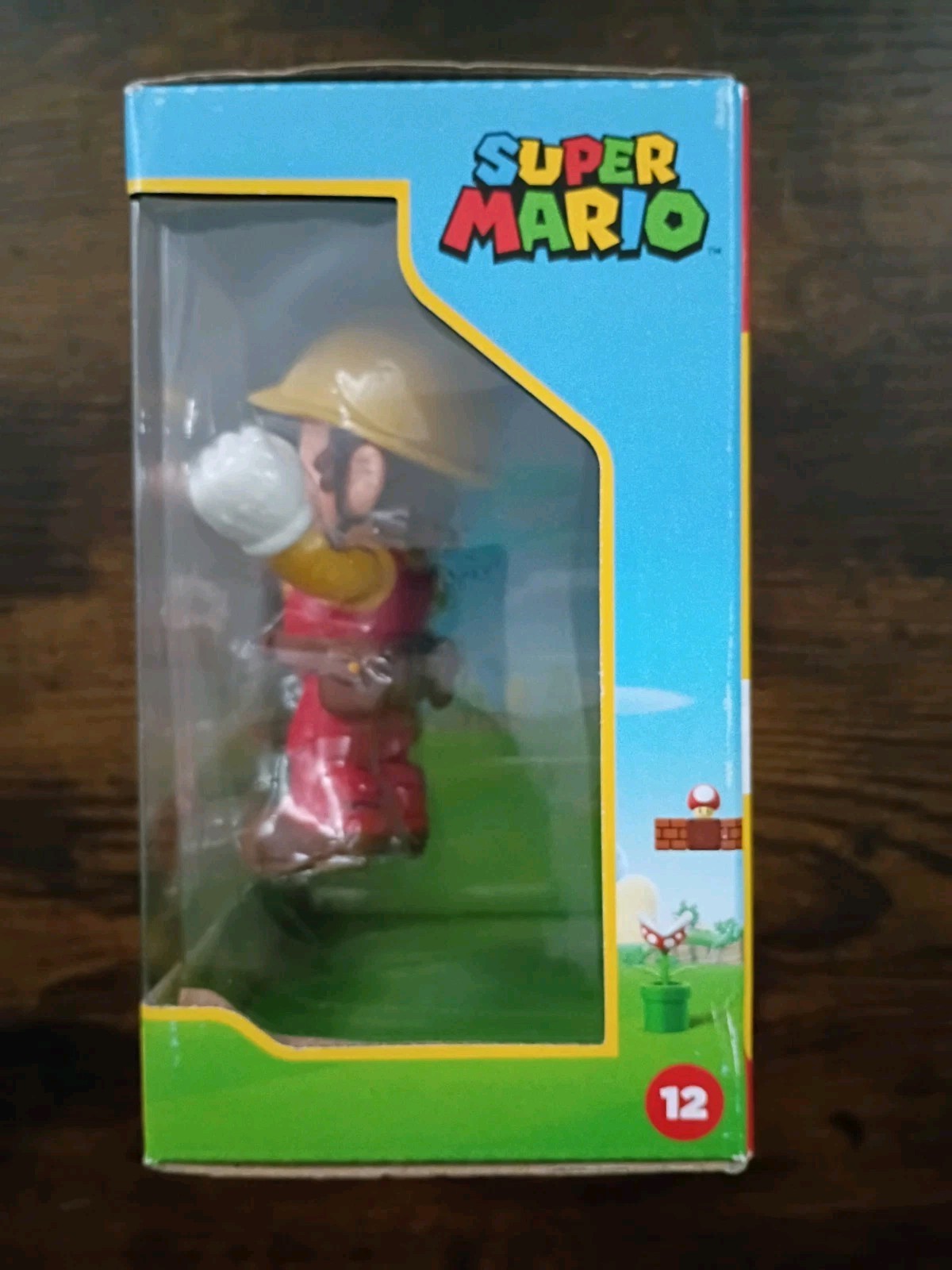 4″ BUILDER LUIGI + SUPER MARIO with Utility Belt #12 World of Nintendo Jakks