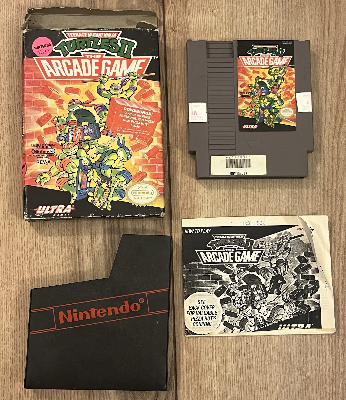 Teenage Mutant Ninja Turtles II: The Arcade Game (Nintendo NES, 1990) No Manual