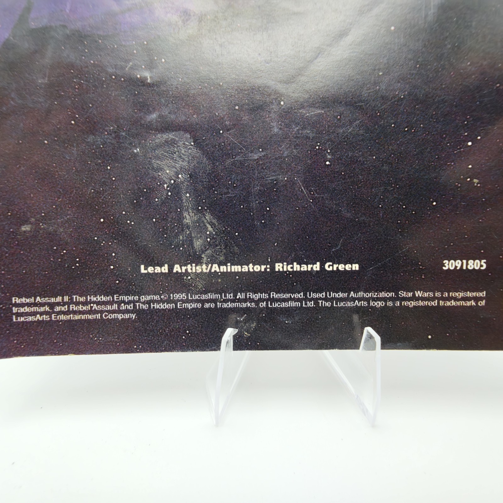 Star Wars Rebel Assault II Hidden Empire Player’s Guide Manual PC 1995 NO GAME