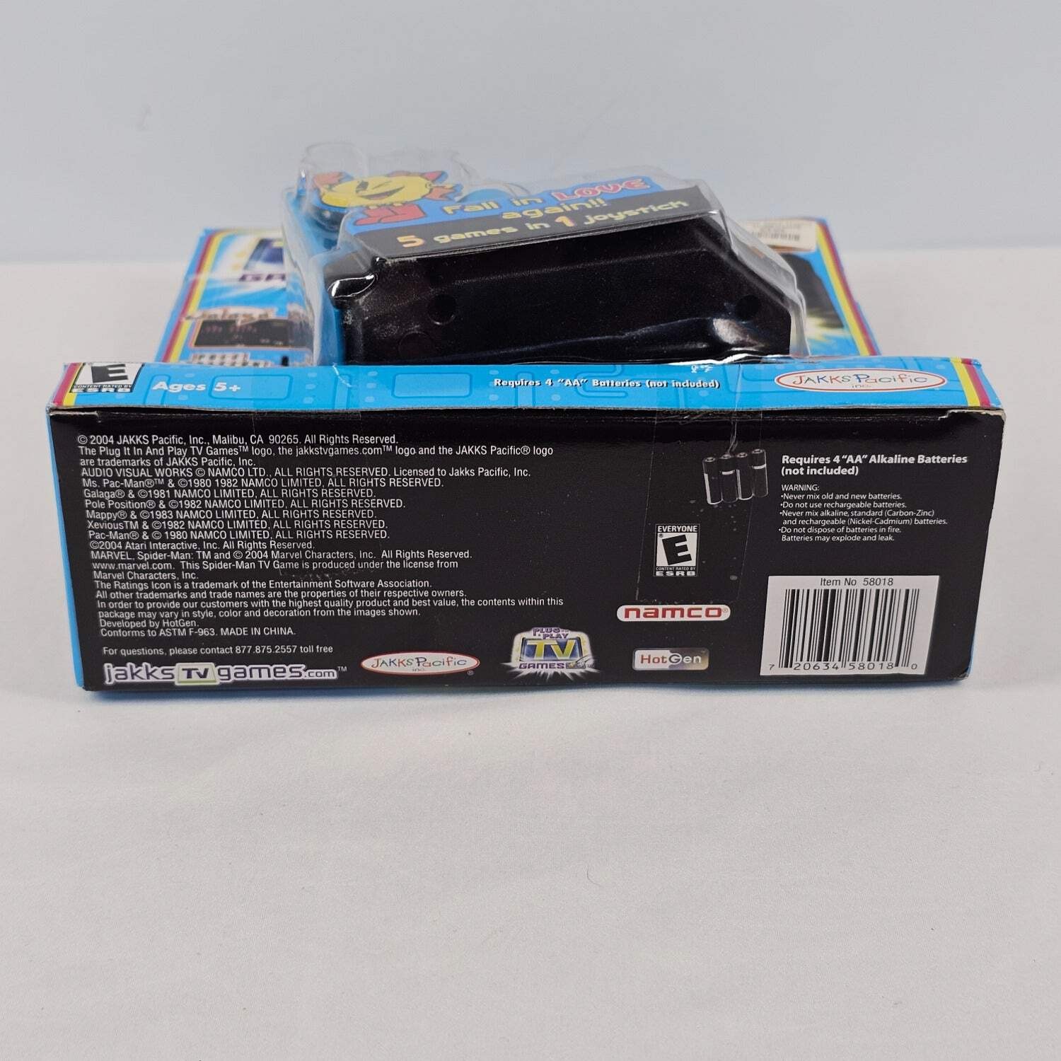 New Jakks Pacific Ms. Pac-Man 5-in-1 Arcade Classics Plug & Play TV Game 58018