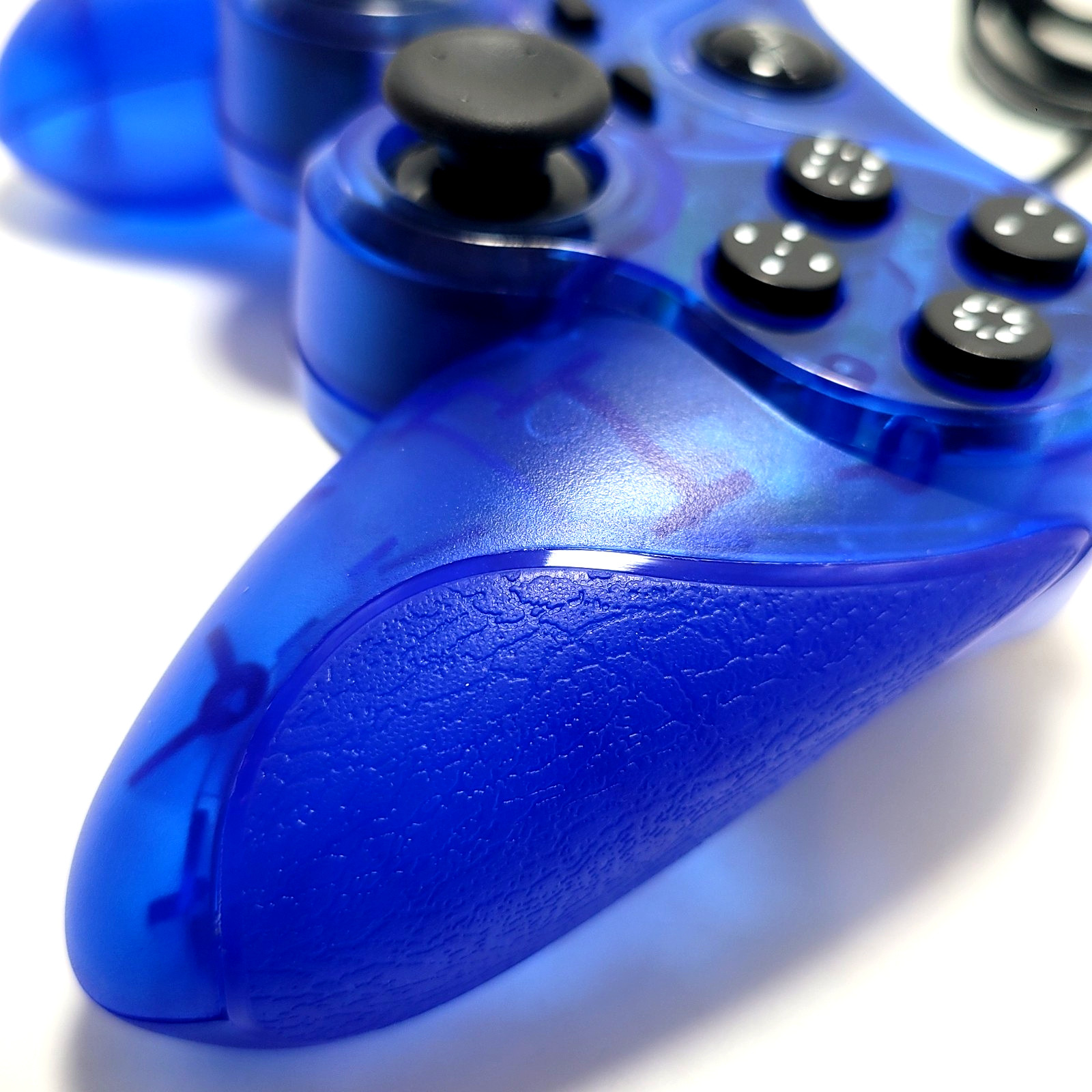 PlayStation 3 Wired Controller for PS3 / PC / USB by TTX Tech – Clear Blue