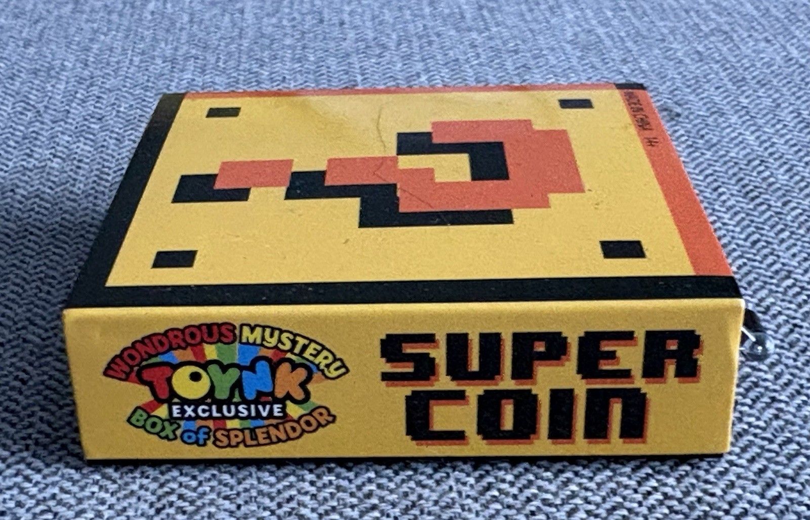 Super Mario Super Coin Toynk Wonderous Mystery Box Of Splendor Gold Metal Token