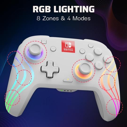 PDP Gaming Afterglow Wave Wireless Nintendo Switch Pro Controller – Officially L