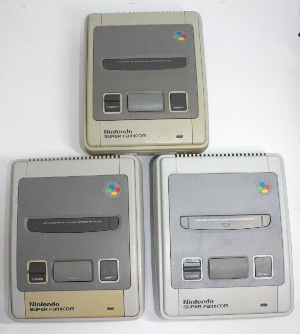 Nintendo Super Famicom Console Set SFC Japanese Language Edition Working Tested