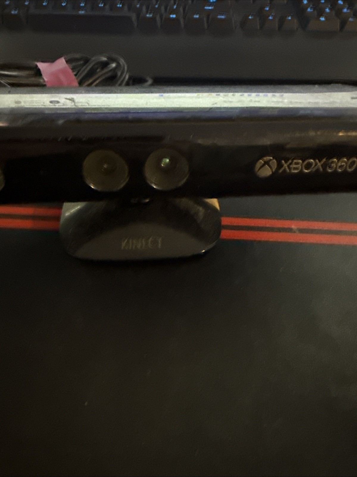 Microsoft Xbox 360 Kinect Sensor Bar Motion Camera Gaming Accessory Black