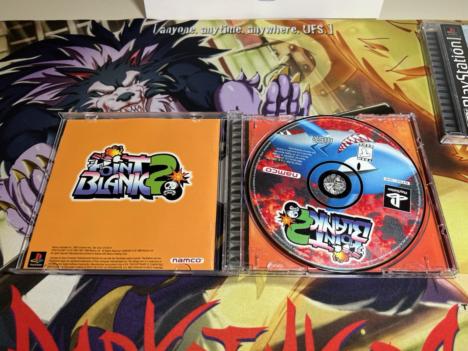 Point Blank Collection 1 2 3 & DS (Sony PlayStation 1) CIB Complete Time Crisis