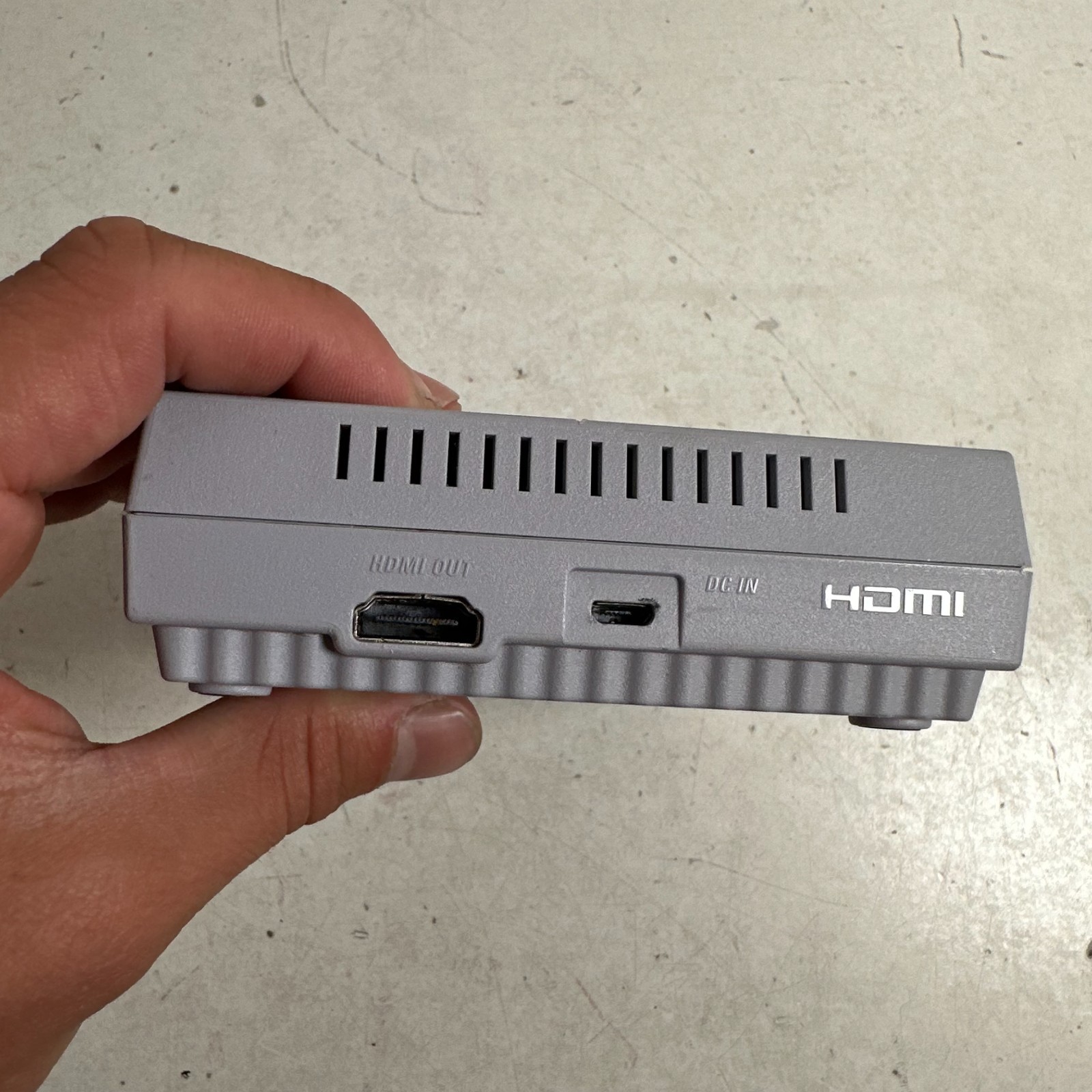 Super Nintendo Entertainment System CLV-201 Gray External Video Game Consoles