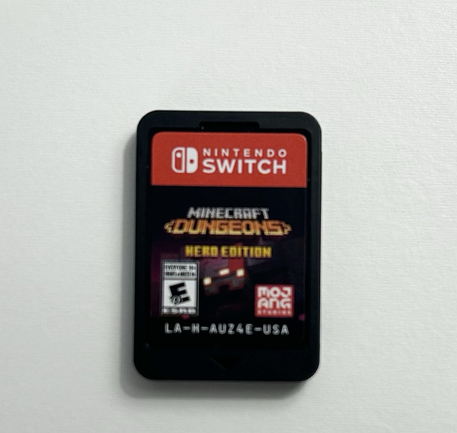 Mojang Minecraft Dungeons: Hero Edition Nintendo Switch CASE AND CARTRIDGE!