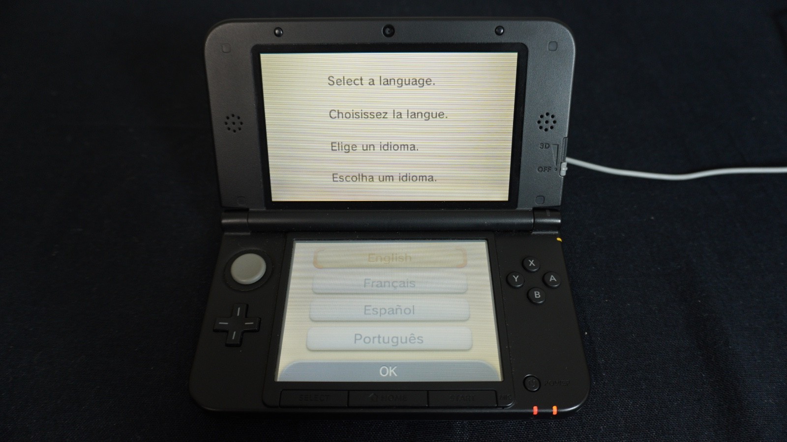 Nintendo 3DS XL – Blue (Console, Charger + 2 Game Bundle), Tested and Working