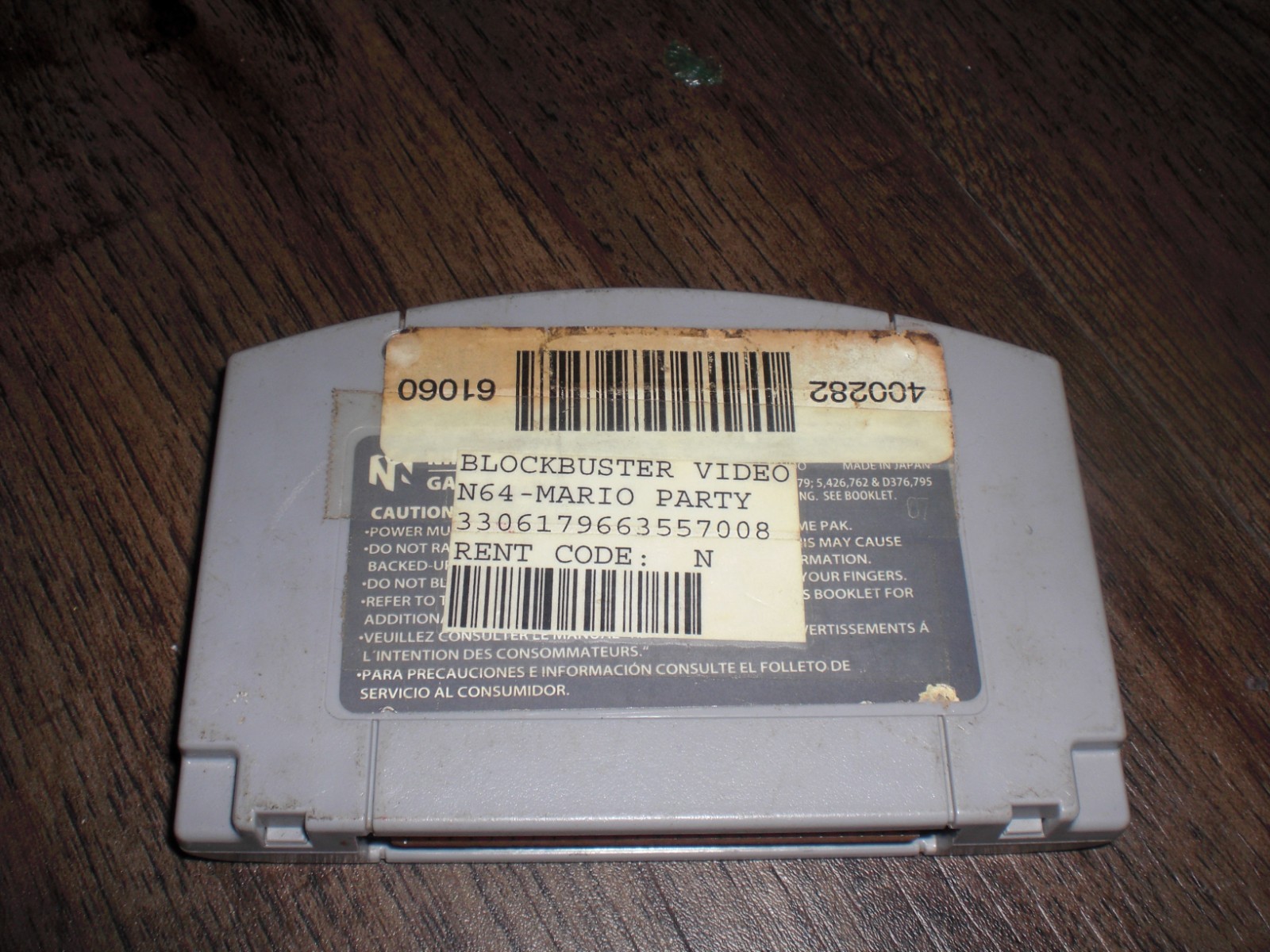 AUTHENTIC Mario Party 1 Game 4 Nintendo 64 N64 Console System Original GENUINE