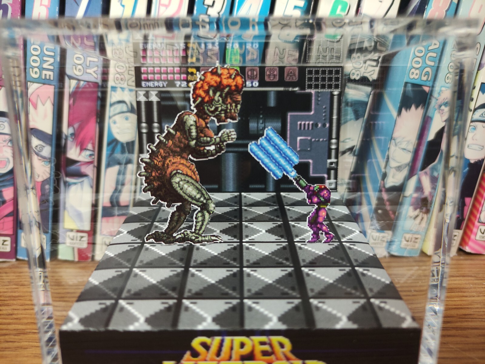 Super Metroid Samus MB2 Handmade Diorama – Gameboy / Retro Gaming Cube – Fanart