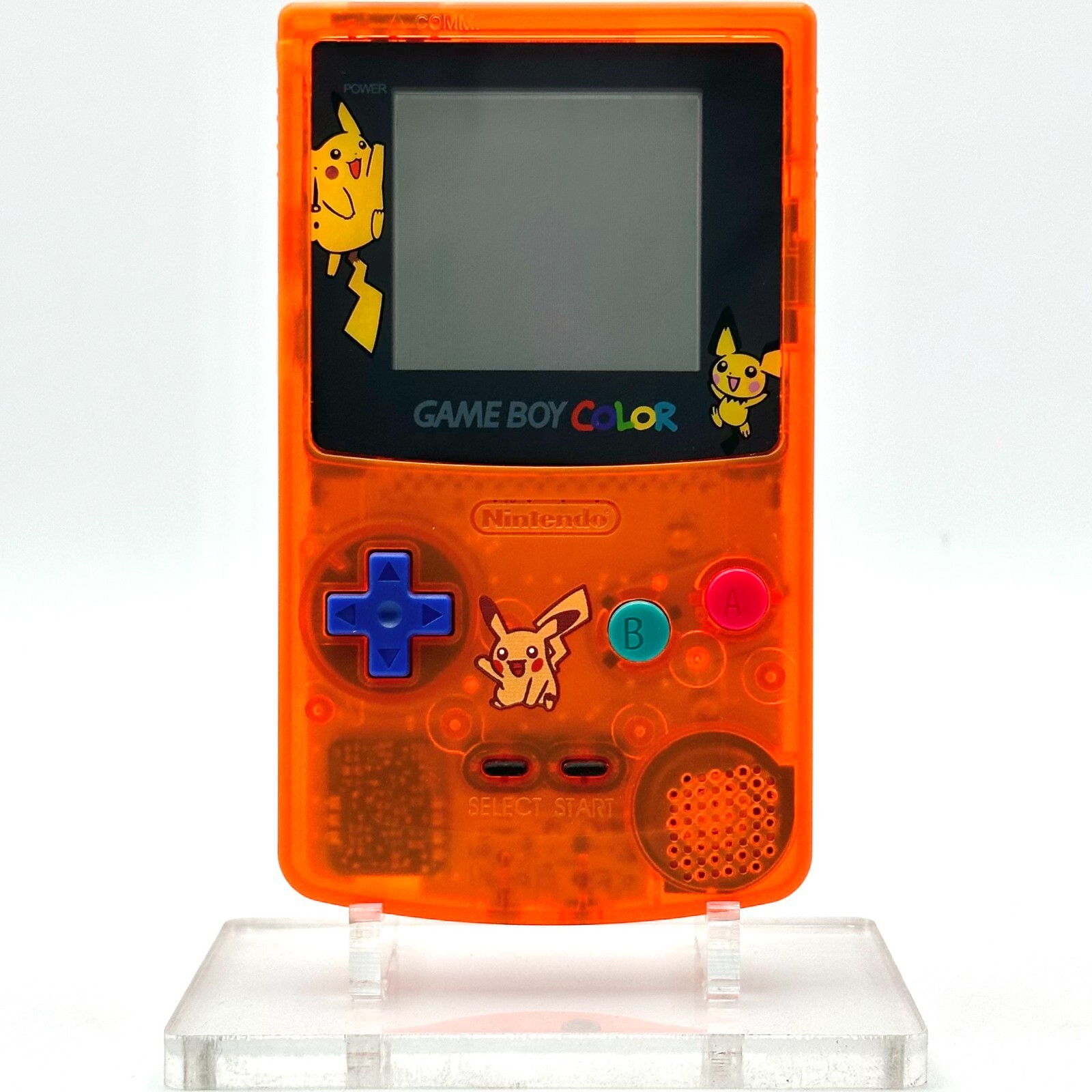 Gameboy Color Pokemon Special Pikachu Edition Nintendo System Console Orange