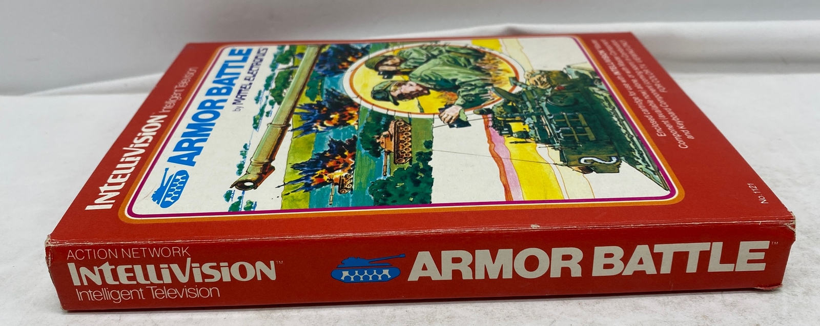 ARMOR BATTLE Intellivision video game Complete Tested Mattel Electronics