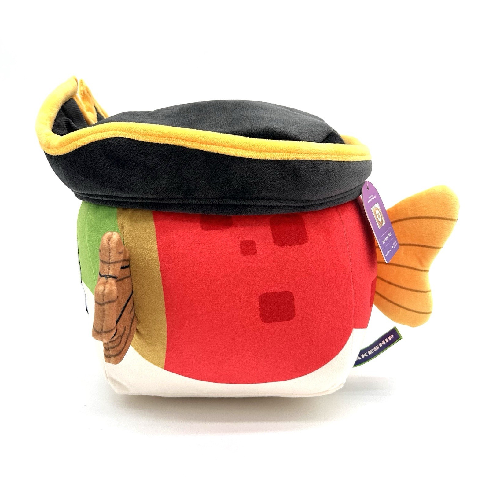 Makeship Pirate Sal Fish Plush iJevin Hermitcraft Minecraft Gamer LE 264 RARE