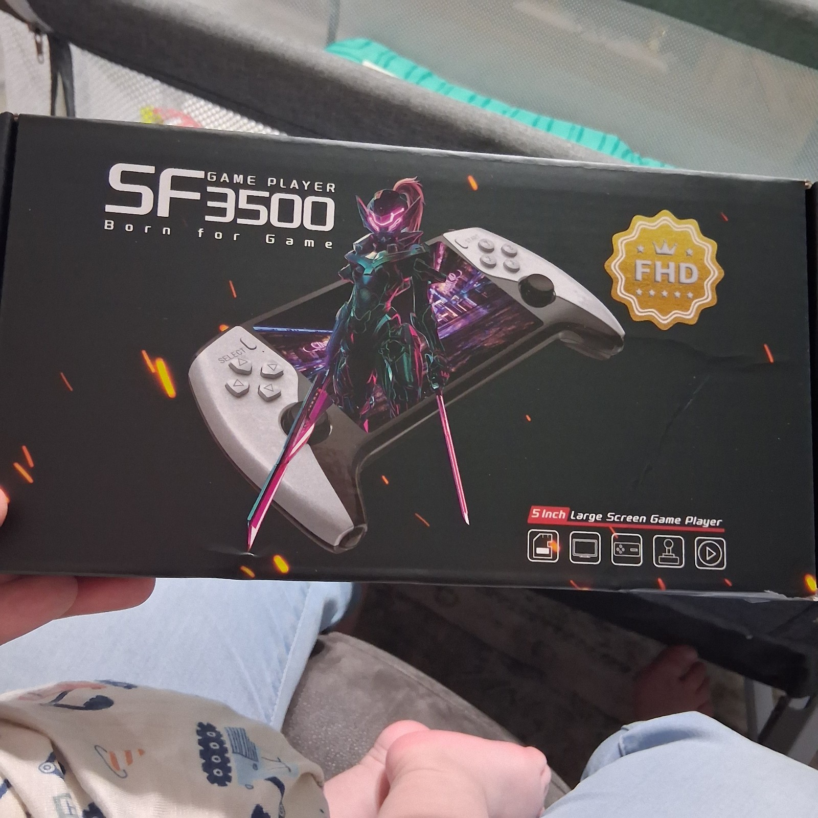 SF3500 Android Handheld Game Player 5″ IPS 1080p FHD 64GB OTG Console
