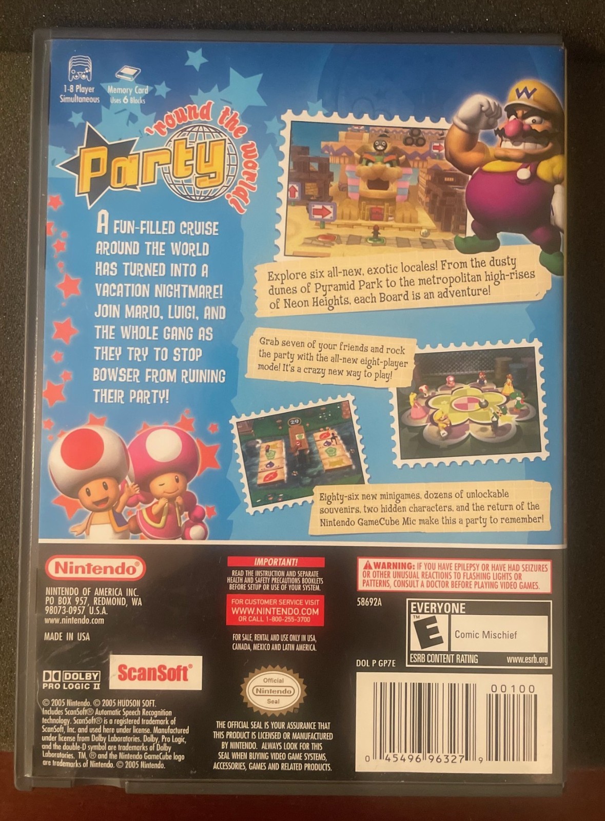 Nintendo Mario Party 7 GameCube 2005 CIB