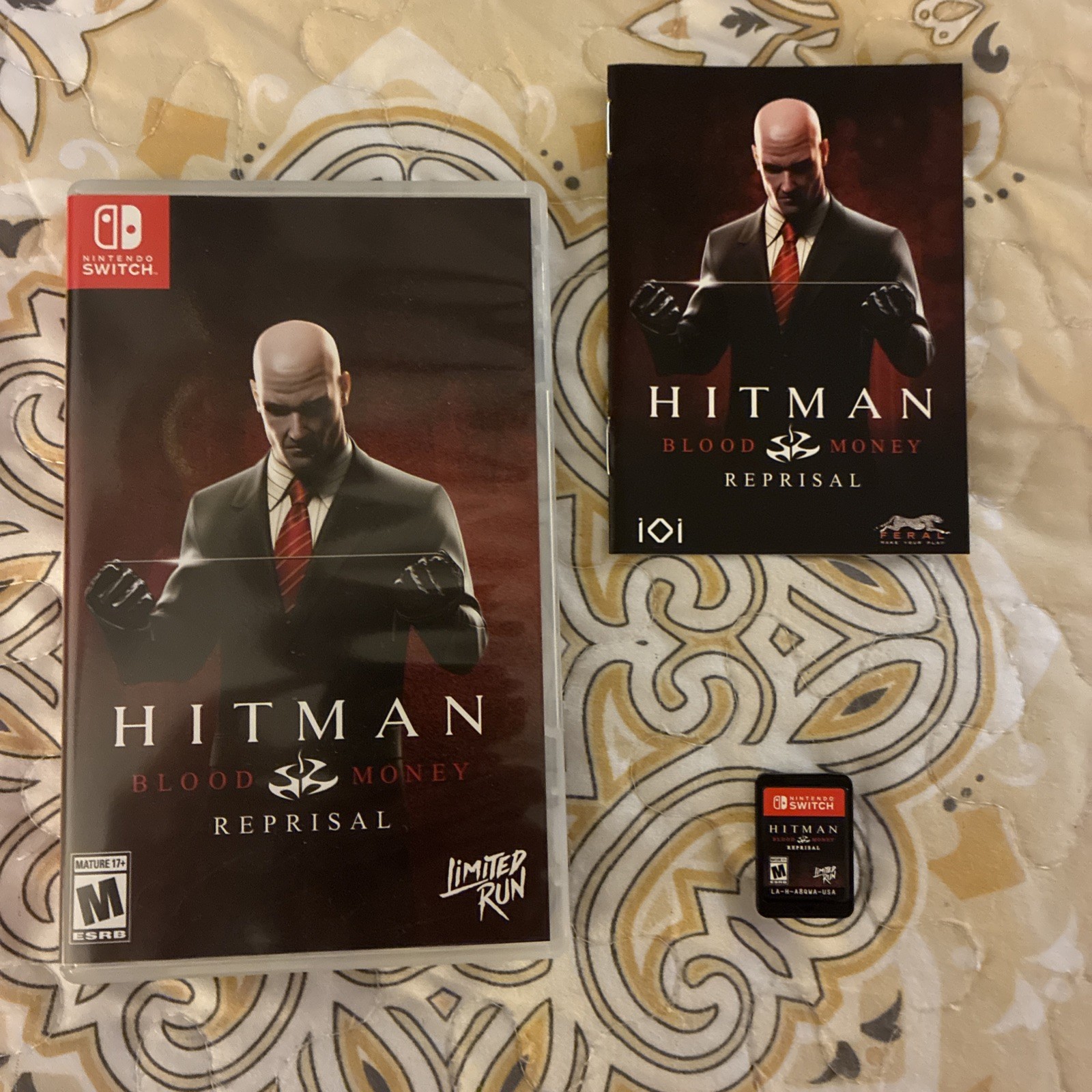 Nintendo Switch – Hitman Blood Money Reprisal – CIB – Limited Run #256 COMPLETE