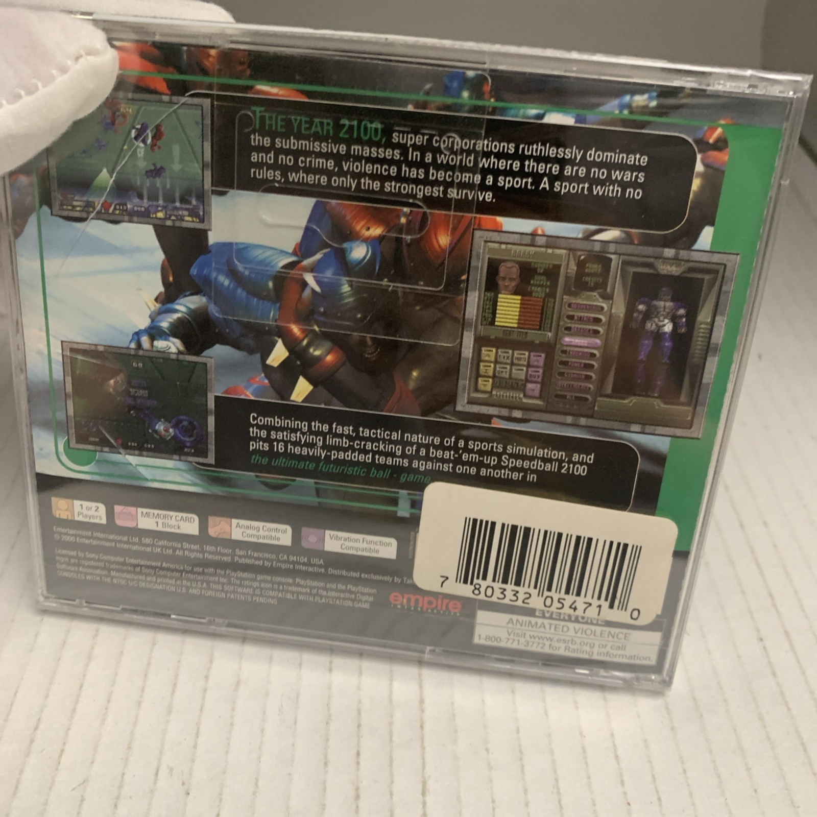 Speedball 2100 (Sony PlayStation 1, 2000) Factory Sealed See Pics & Store Rare
