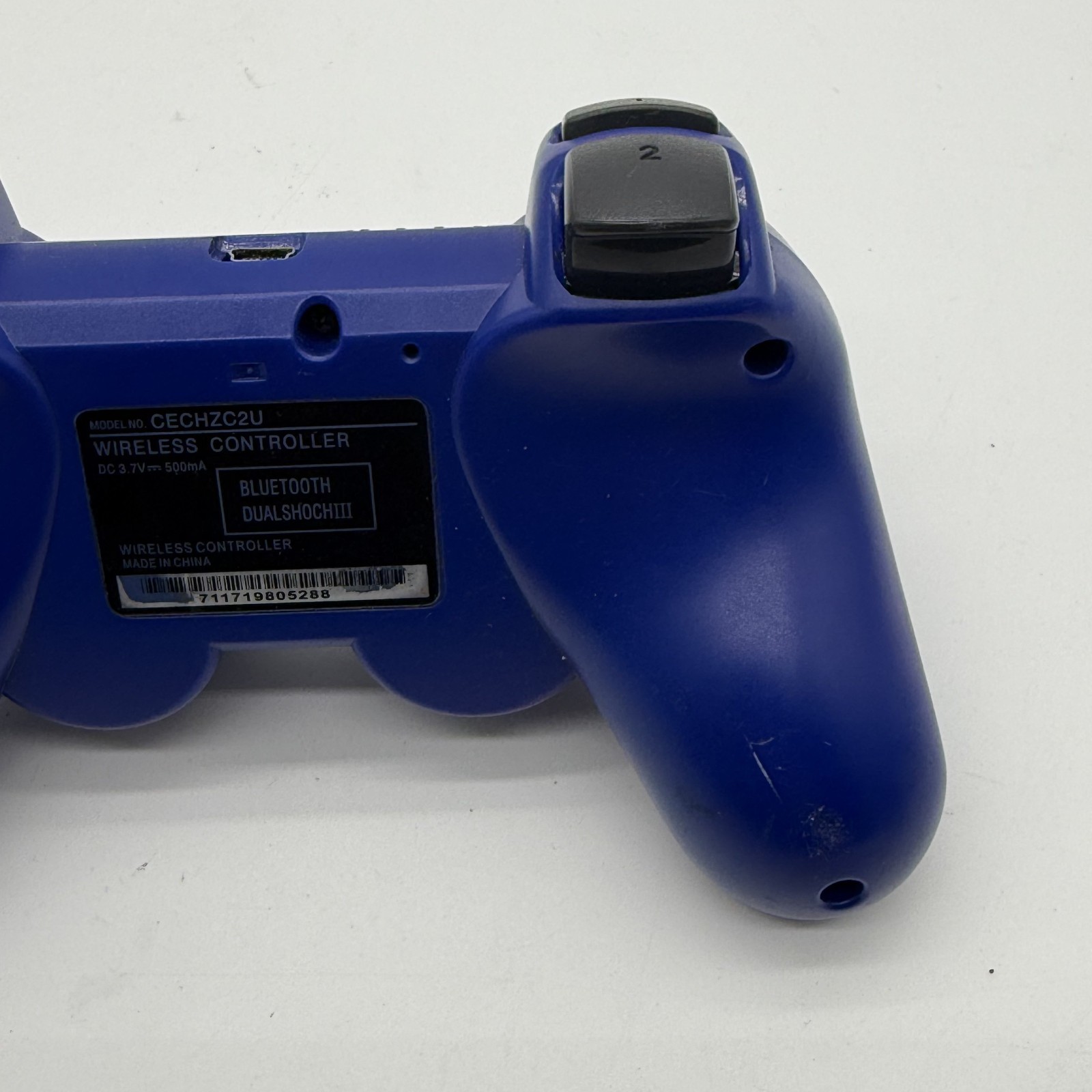Blue PS3 Wireless Controller (Model No. CECHZC2U) Bluetooth Third Party