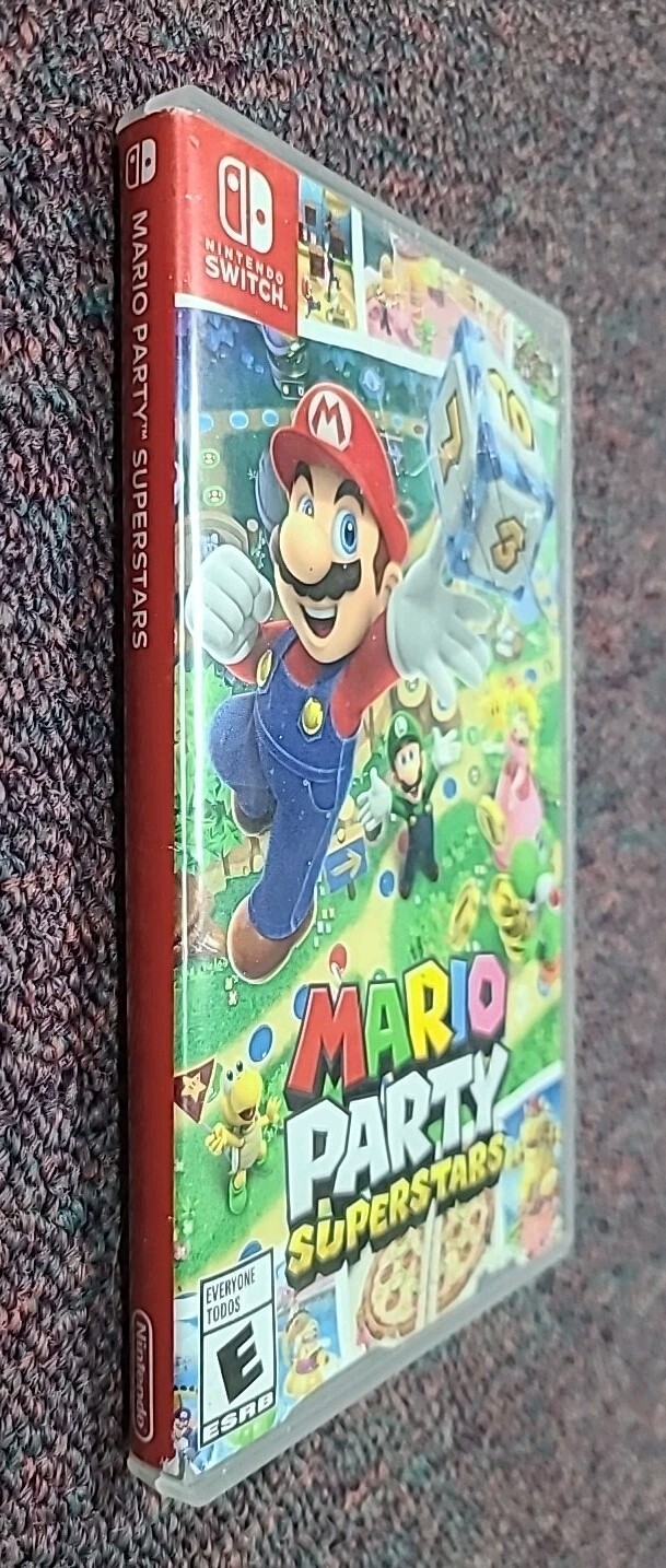Mario Party Superstars (Nintendo Switch) Case (No Game!) Ships Immediately!