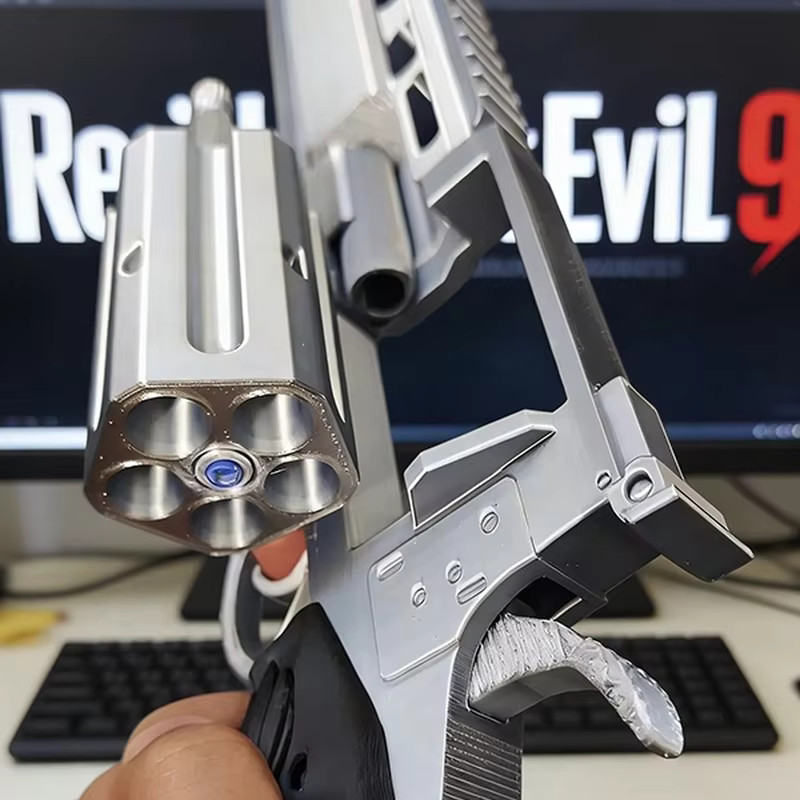 Resident Evil 9 Requiem Leon Revolver Weapon Replica Cosplay Prop Video Game