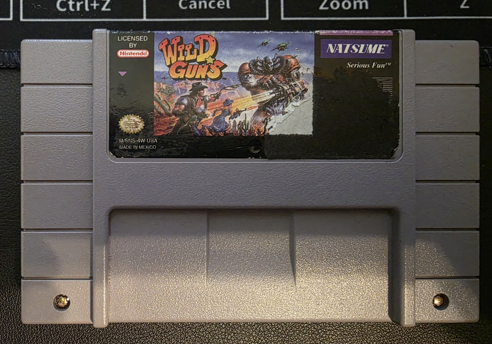 Natsume Wild Guns SNES Game and Box