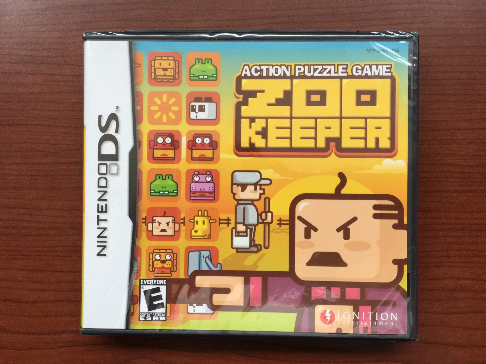 Zoo Keeper Action Puzzle Game (Nintendo DS, 2004) brand New – Factory Sealed