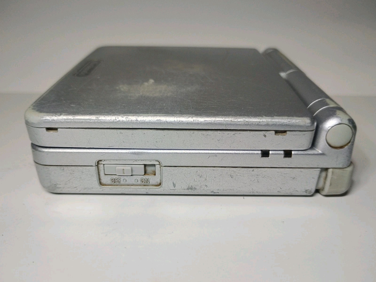 Nintendo Game Boy Advance SP Silver AGS-001 Console – Tested & Working W/Charger