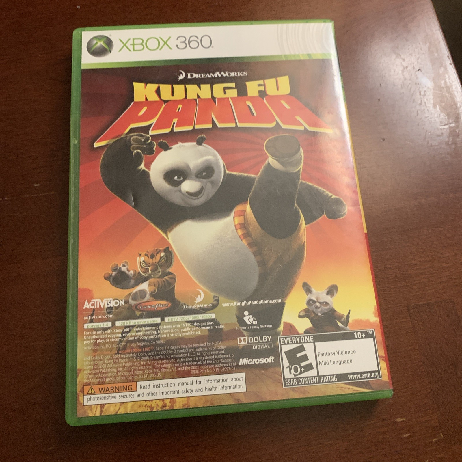 Lego Indiana Jones The Original Adventures Kung Fu Panda Complete Xbox 360