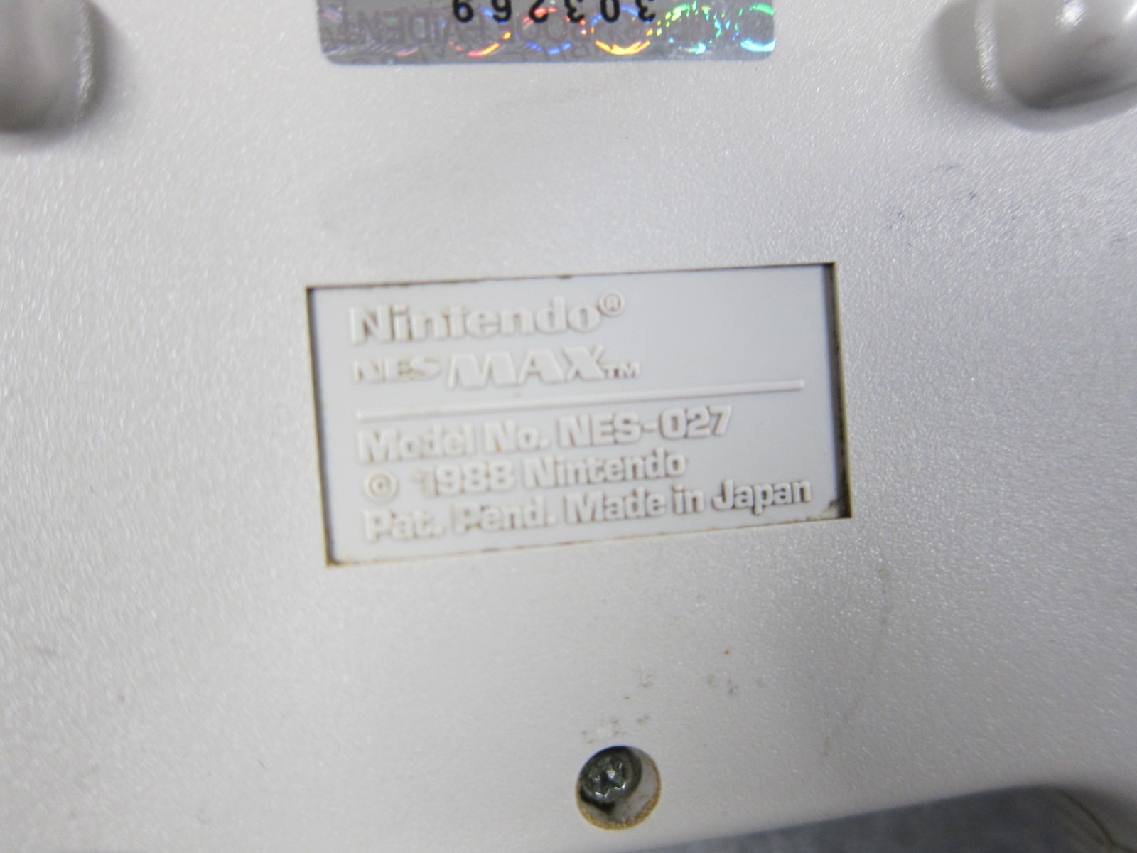 Nintendo NES Max Turbo Controller NES-027 OEM (CLEAN, NOT FADED!)