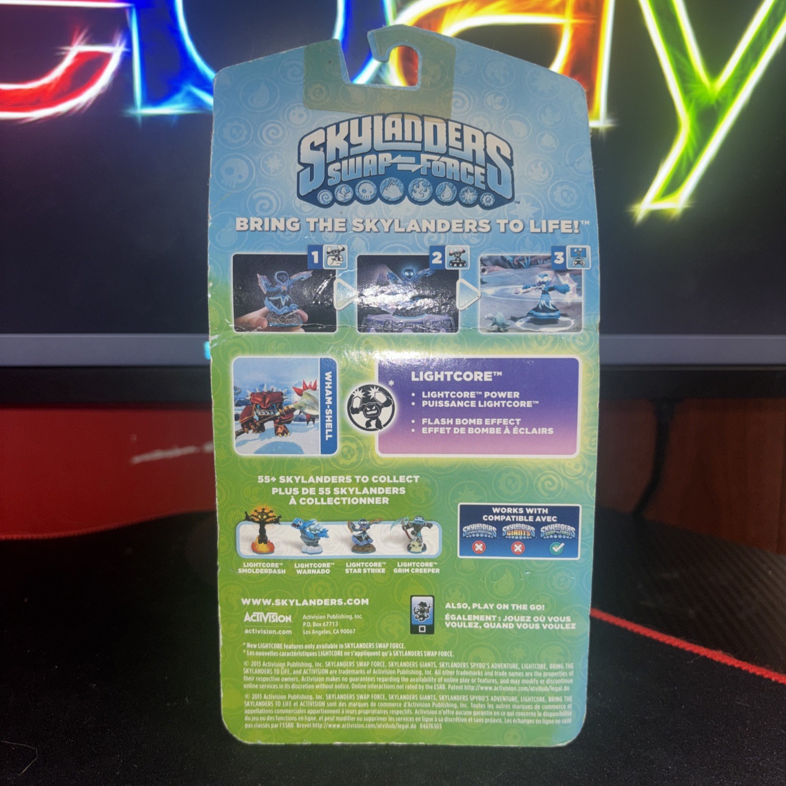 Skylanders Swap Force – Lightcore – Wham Shell – Sealed