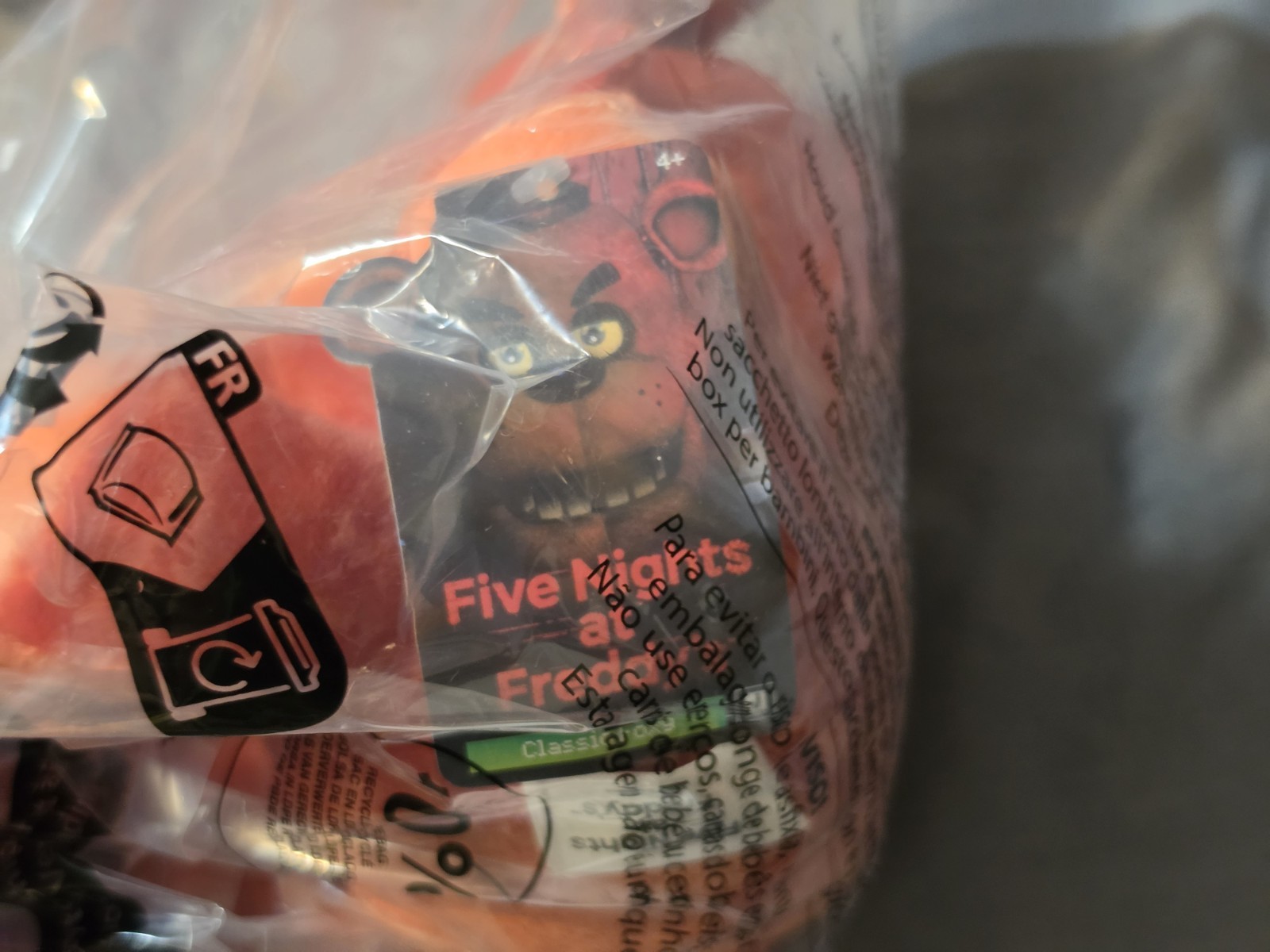 Five Nights at Freddy’s 8” Plush GLOW Eyes 2025 Jazwares FNAF COMPLETE SET of 5