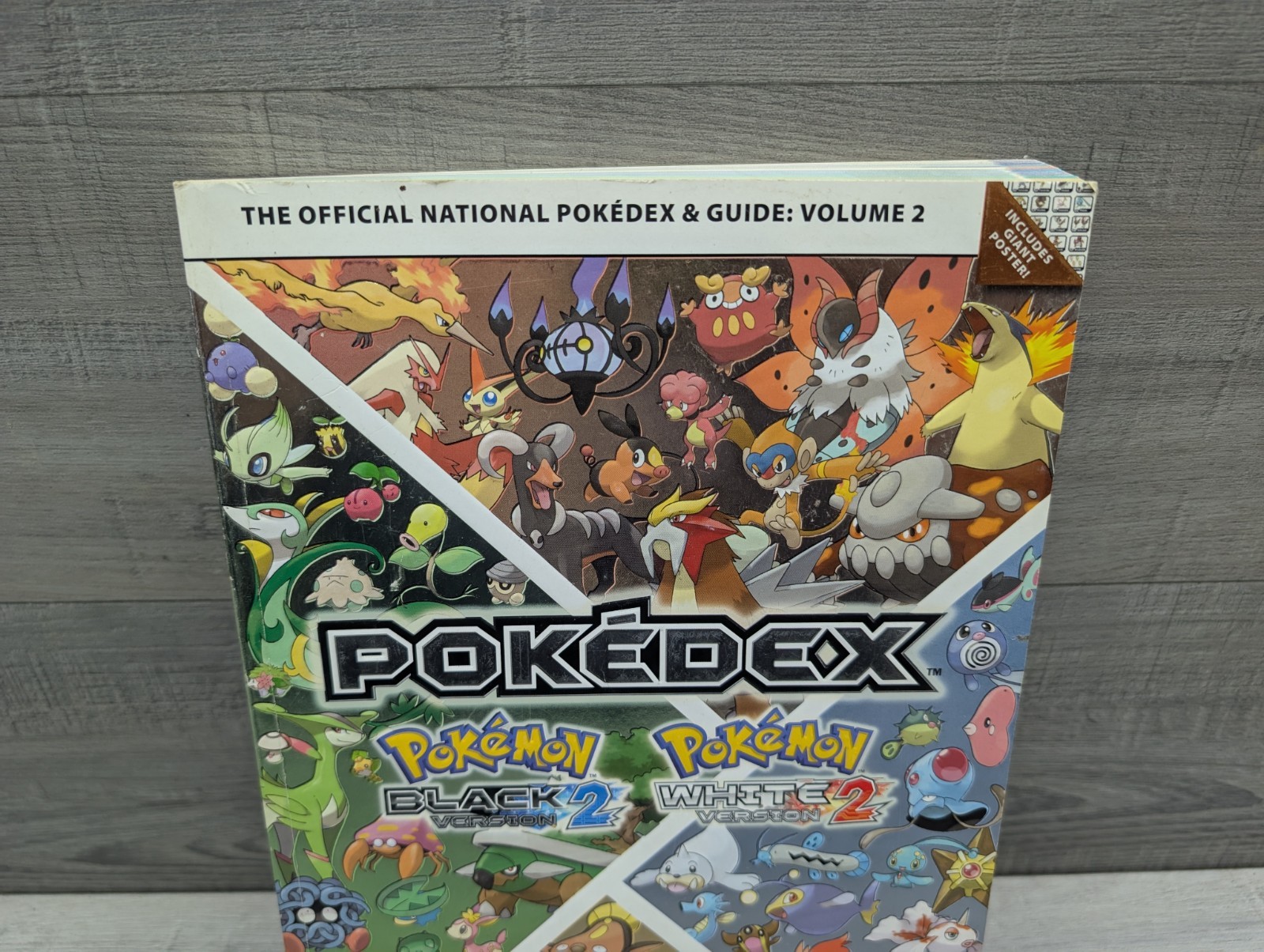 Pokemon Black 2 and White 2 Volume 1+2 Strategy Guide Books Used (No Posters).