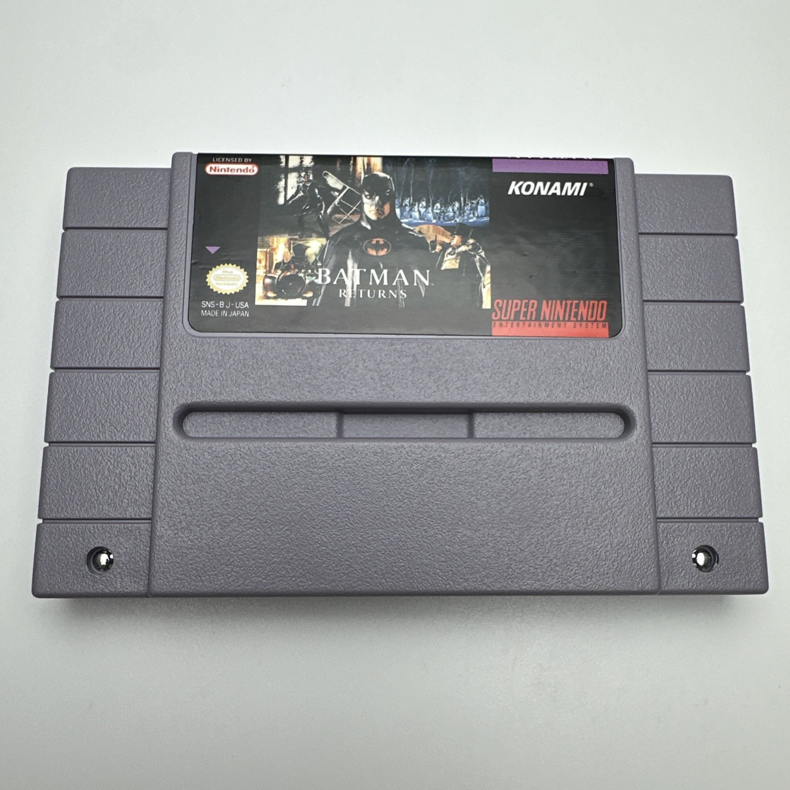 Batman Returns Super Nintendo SNES Complete CIB Nice Box Very Good Condition