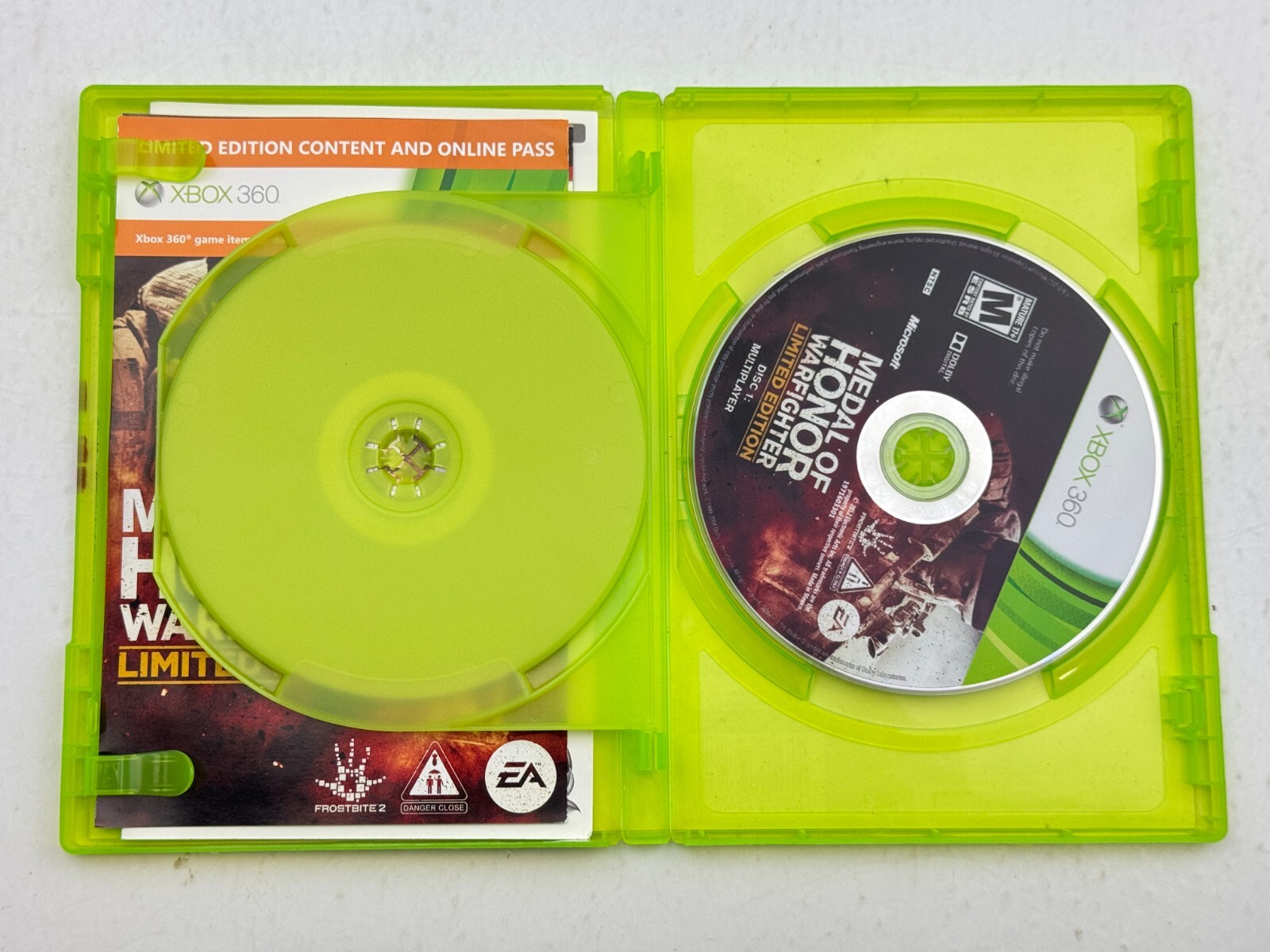 Microsoft XBOX 360 Battlefield 4 Beta Medal of Honor Warfighter Video Game