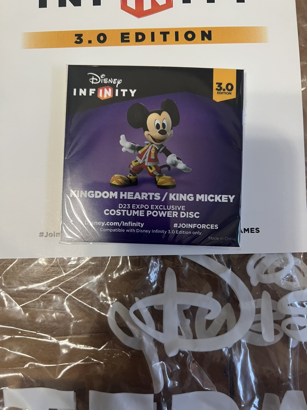 Disney D23 Expo Infinity Mickey Mouse 3.0 Kingdom Hearts King Mickey Power Disc