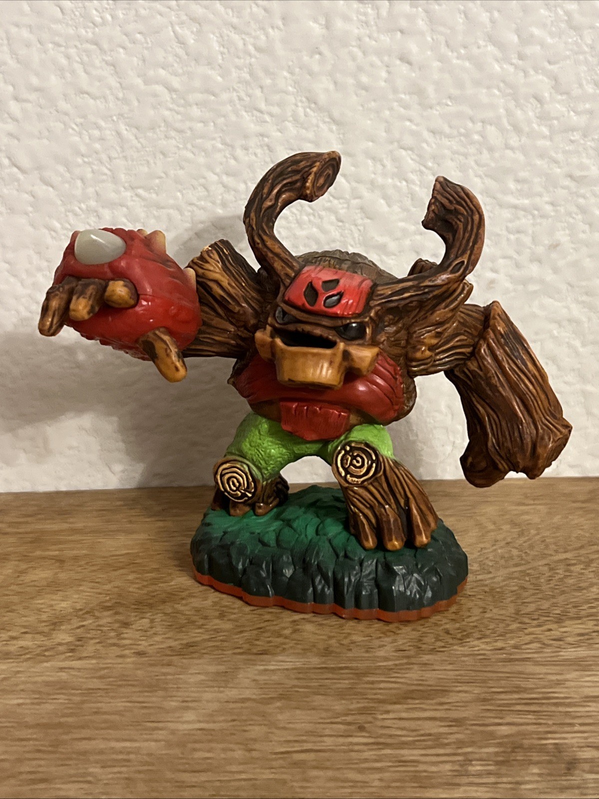 Skylanders Giants Gnarly Tree Rex 4” Figure Orange PVC ACTIVISION
