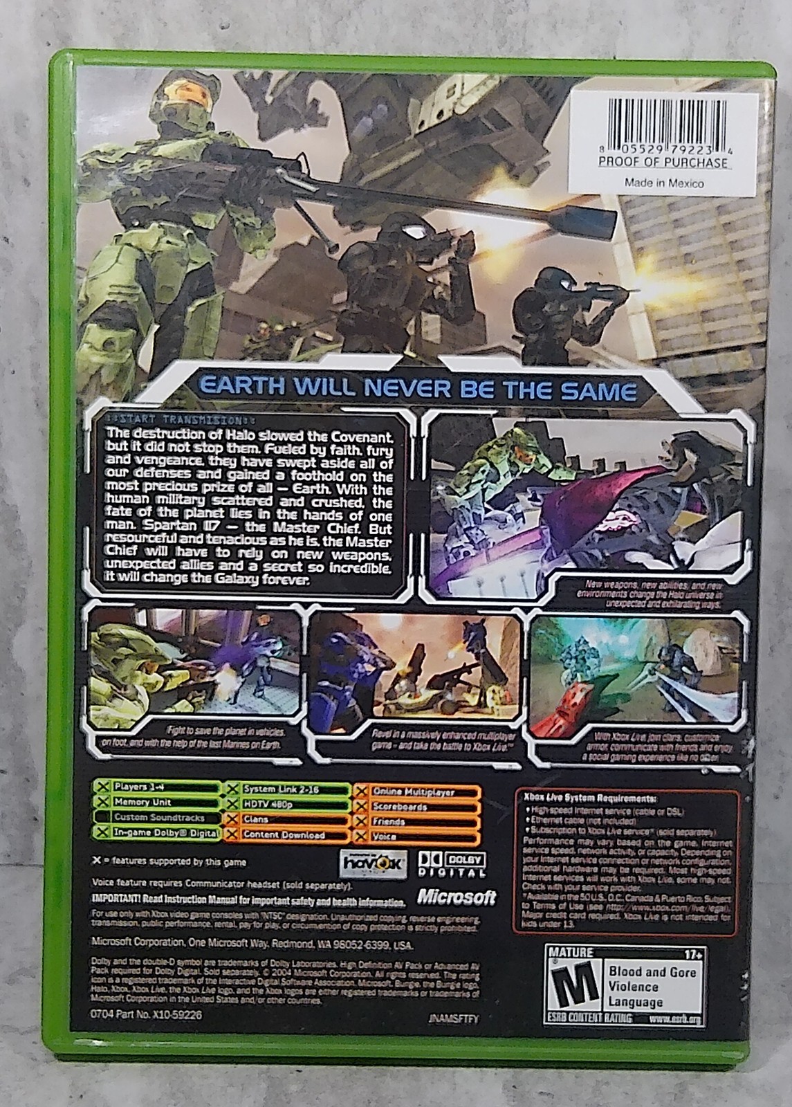 Halo 2 – Original Microsoft Xbox (Xbox) Video Game – Complete CIB NTSC