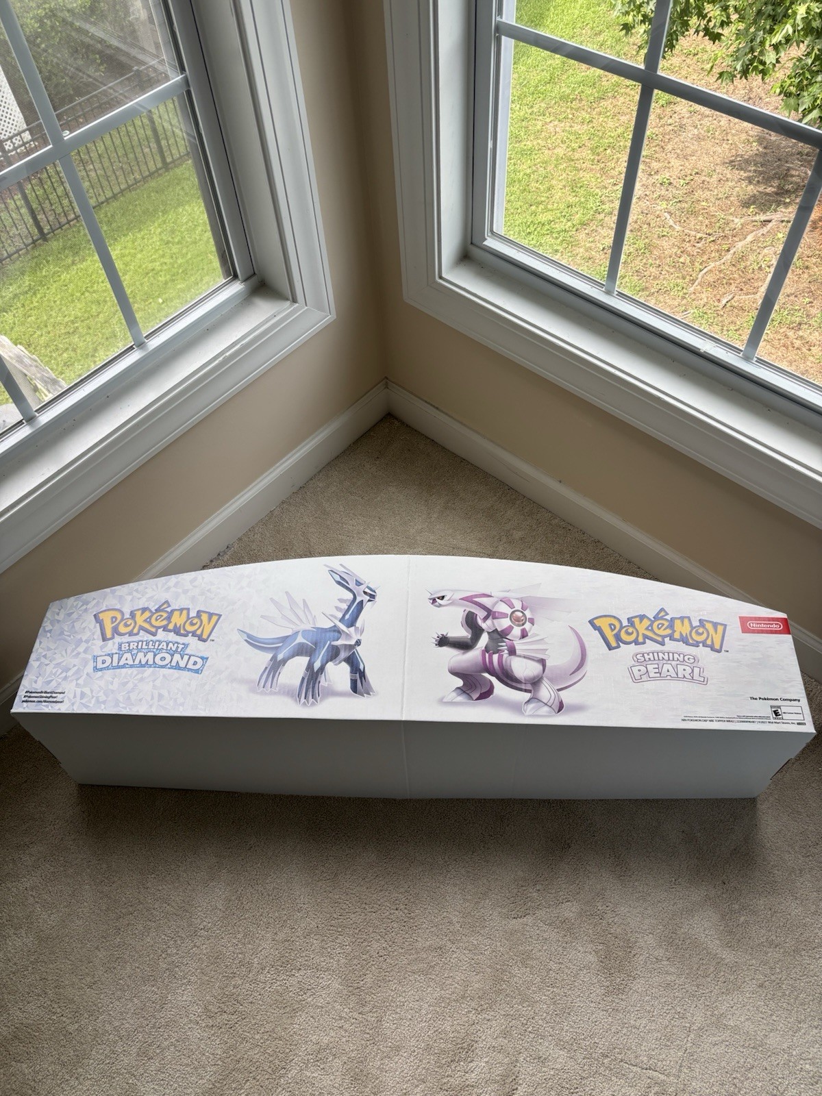 Pokémon Brilliant Diamond Shining Pearl Store Display Sign Promo Rare Standee