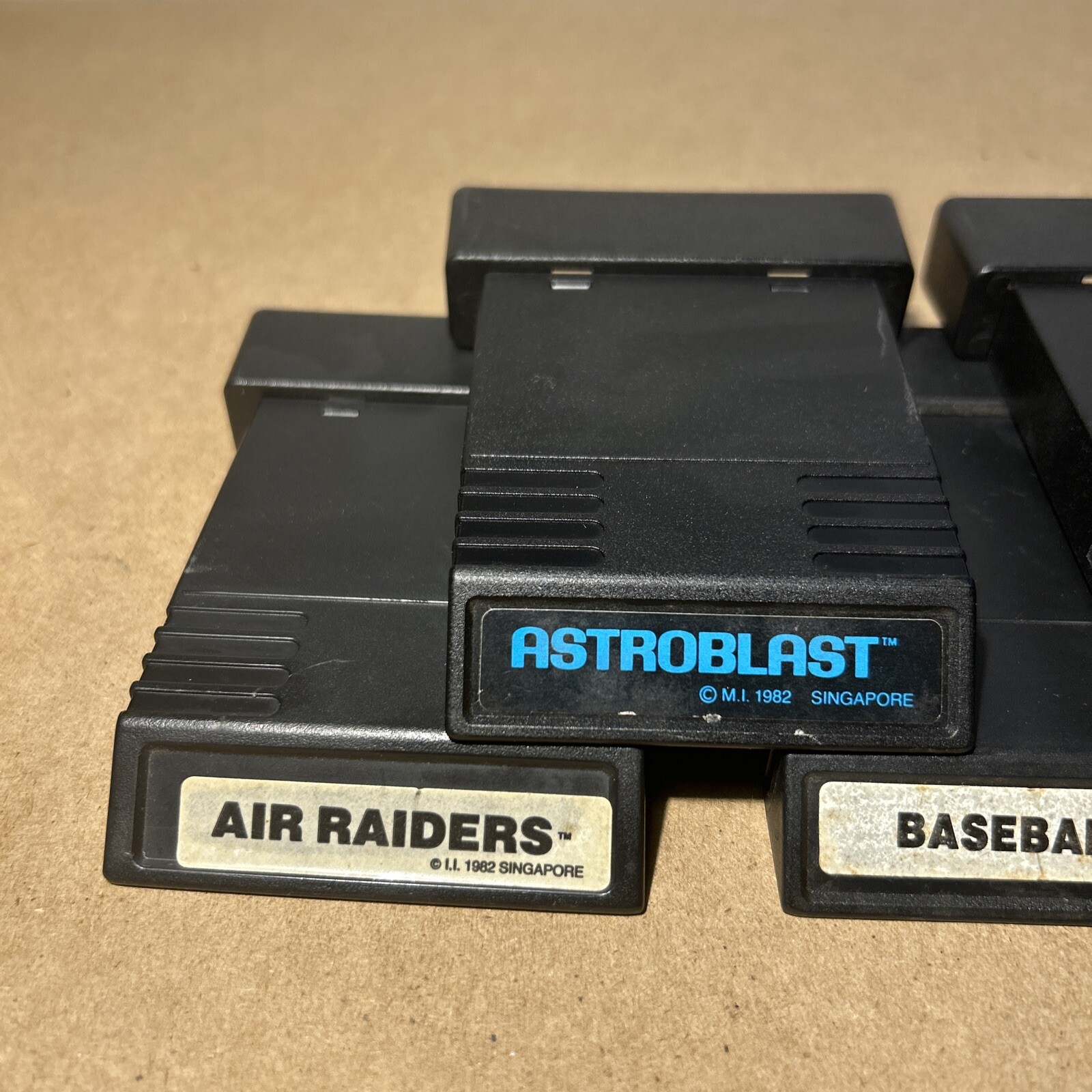 Atari 2600 Games ‘82 Astroblast, Space Atck, Air Raiders, Baseball, Armor Ambush
