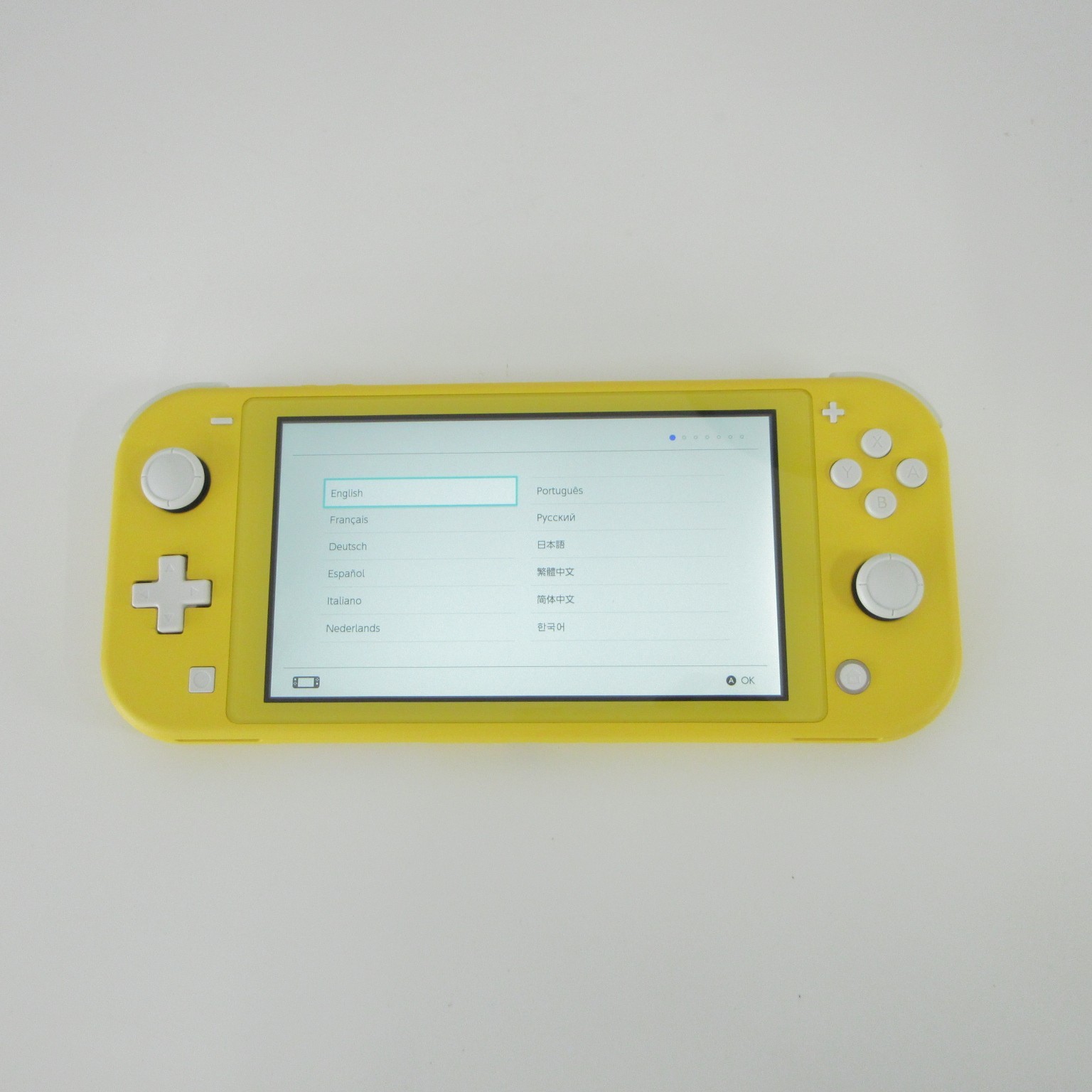 【Excellent】Nintendo Switch Lite HDH-001 Yellow Console Region Free #RET0219/02
